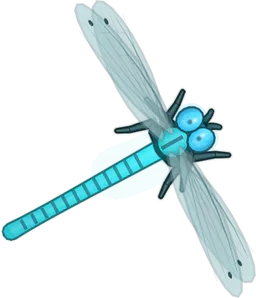 Dragonfly, Anax junius, as drawn in buggs.io