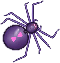 Violet Widow, a buggs.io skin for the Black Widow