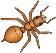 Amber Bullet Ant, a buggs.io skin for the Bullet Ant