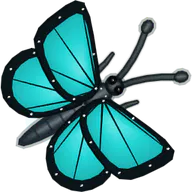 Bluebottle Swallowtail, a buggs.io skin for the Monarch Butterfly