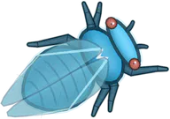 Blue Moon Cicada, a buggs.io skin for the Cicada