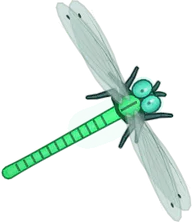 Neon Dragonfly, a buggs.io skin for the Dragonfly