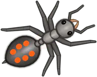 Cinder Fire Ant, a buggs.io skin for the Fire Ant
