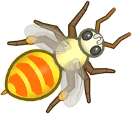 Candy Corn Honeybee, a buggs.io skin for the Honeybee