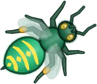 Emerald Honeybee, a buggs.io skin for the Honeybee