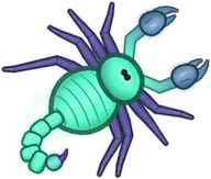 Blacklight Scorpion, a buggs.io skin for the Emperor Scorpion