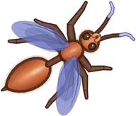 Rusty Tarantula Hawk, a buggs.io skin for the Tarantula Hawk