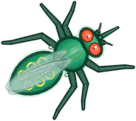 Emerald Tsetse, a buggs.io skin for the Tsetse Fly