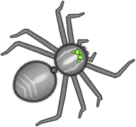 Ash Wolf Spider, a buggs.io skin for the Wolf Spider