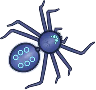 Eyeshine Wolf Spider, a buggs.io skin for the Wolf Spider