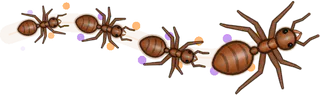 Trick or Treat, a buggs.io trail, behind an Ant